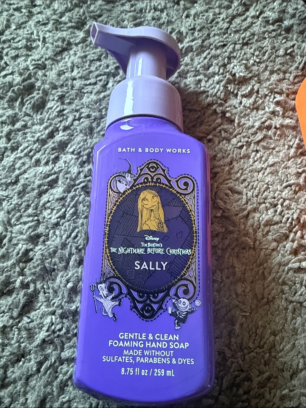 Bath & Body Works Purple Sally Foaming Hand Soap Bottle